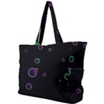 Bubble In Dark Simple Shoulder Bag