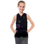 Bubble In Dark Kids  Sleeveless Hoodie