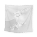 Wedding White Floral Print Square Tapestry (Small)