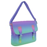 Pastel Rainbow Ombre Gradient Buckle Messenger Bag
