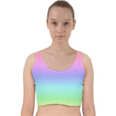 Velvet Racer Back Crop Top 