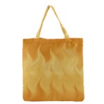 Gold Flame Ombre Grocery Tote Bag