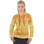 Gold Flame Ombre Women s Overhead Hoodie