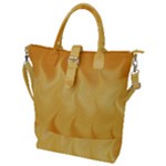 Gold Flame Ombre Buckle Top Tote Bag