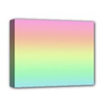 Pastel Rainbow Ombre Deluxe Canvas 14  x 11  (Stretched)