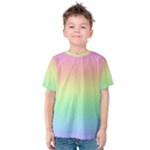 Pastel Rainbow Ombre Kids  Cotton Tee