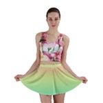 Pastel Rainbow Ombre Mini Skirt