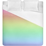 Pastel Rainbow Ombre Duvet Cover (King Size)