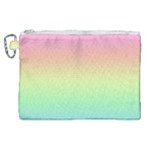 Pastel Rainbow Ombre Canvas Cosmetic Bag (XL)