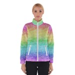 Rainbow Ombre Texture Winter Jacket