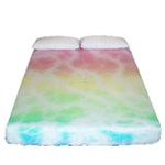 Pastel Rainbow Tie Dye Fitted Sheet (Queen Size)