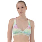 Pastel Rainbow Tie Dye Sweetheart Sports Bra