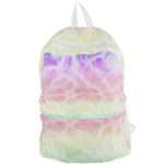 Pastel Rainbow Tie Dye Foldable Lightweight Backpack