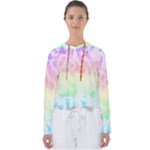 Pastel Rainbow Tie Dye Women s Slouchy Sweat