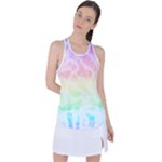 Pastel Rainbow Tie Dye Racer Back Mesh Tank Top