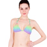 Pastel Rainbow Gradient Bikini Top
