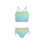 Pastel Rainbow Gradient Girls  Tankini Swimsuit
