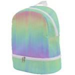 Pastel Rainbow Gradient Zip Bottom Backpack