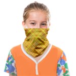 Orange Madras Plaid Face Covering Bandana (Kids)