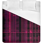 Pink Black Punk Plaid Duvet Cover (King Size)