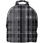 Black Punk Plaid Mini Full Print Backpack