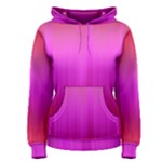 Fuchsia Ombre Color  Women s Pullover Hoodie