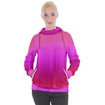 Fuchsia Ombre Color  Women s Hooded Pullover