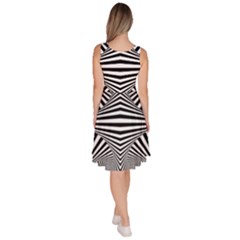 Knee Length Skater Dress With Pockets 