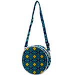 Geometric Abstract Diamond Crossbody Circle Bag