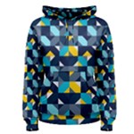 Geometric Hypnotic Shapes Women s Pullover Hoodie
