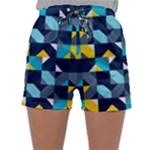 Geometric Hypnotic Shapes Sleepwear Shorts