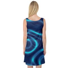 Sleeveless Satin Nightdress Back