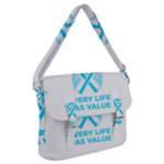 Child Abuse Prevention Support  Buckle Messenger Bag