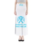 Child Abuse Prevention Support  Full Length Maxi Skirt