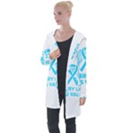 Child Abuse Prevention Support  Longline Hooded Cardigan
