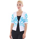 Child Abuse Prevention Support  Cropped Button Cardigan