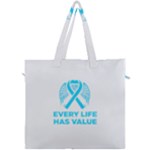 Child Abuse Prevention Support  Canvas Travel Bag