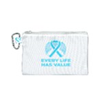 Child Abuse Prevention Support  Canvas Cosmetic Bag (Small)
