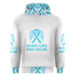Child Abuse Prevention Support  Men s Overhead Hoodie
