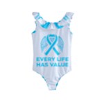 Child Abuse Prevention Support  Kids  Frill Swimsuit