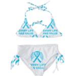 Child Abuse Prevention Support  Kids  Classic Bikini Set