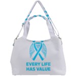 Child Abuse Prevention Support  Double Compartment Shoulder Bag