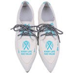 Child Abuse Prevention Support  Pointed Oxford Shoes