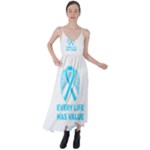 Child Abuse Prevention Support  Tie Back Maxi Dress