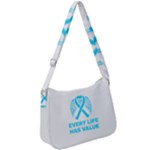 Child Abuse Prevention Support  Zip Up Shoulder Bag