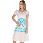 Child Abuse Prevention Support  Classic Short Sleeve Dress