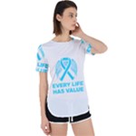 Child Abuse Prevention Support  Perpetual Short Sleeve T-Shirt
