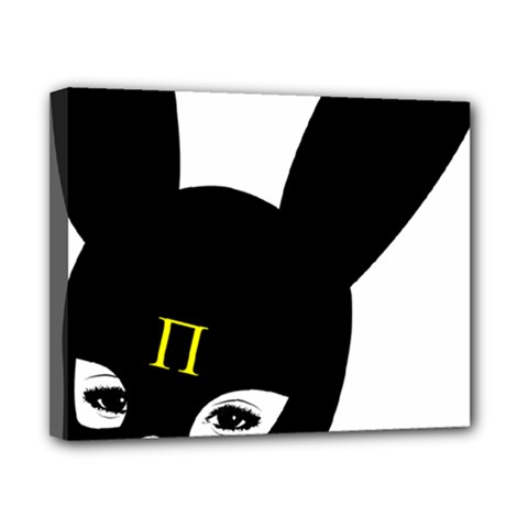 Bunny Girl Mask Canvas 10  x 8  (Stretched) from ArtsNow.com