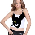 Bunny Girl Mask Spaghetti Strap Bra Top