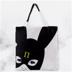 Bunny Girl Mask Grocery Tote Bag
